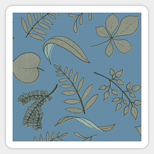 Blue Botany Sticker